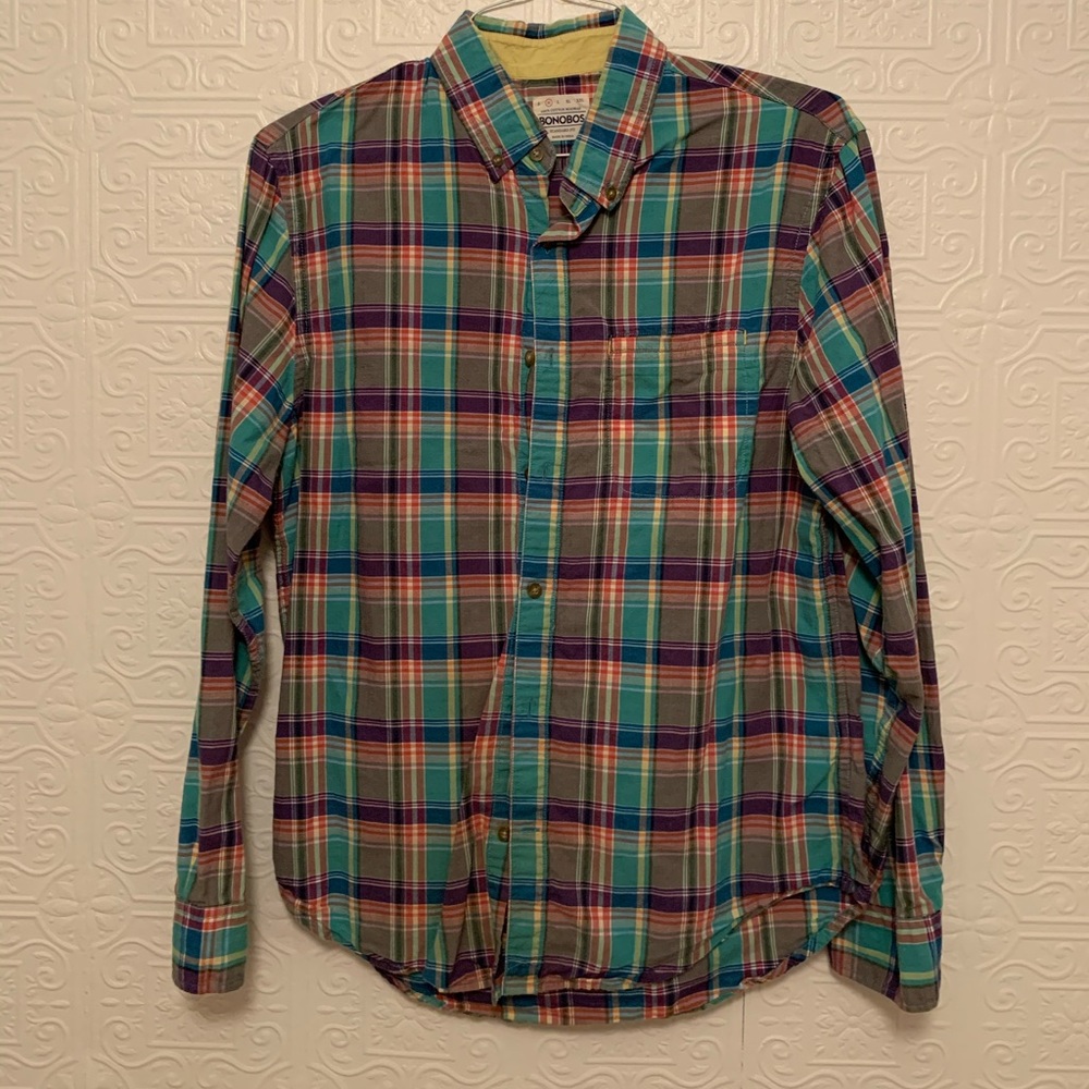 Bonobos plaid button down